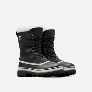 Sorel Caribou NL1005-011 Women's US 11 Black Nubuck Waterproof Snow Boots DDK117