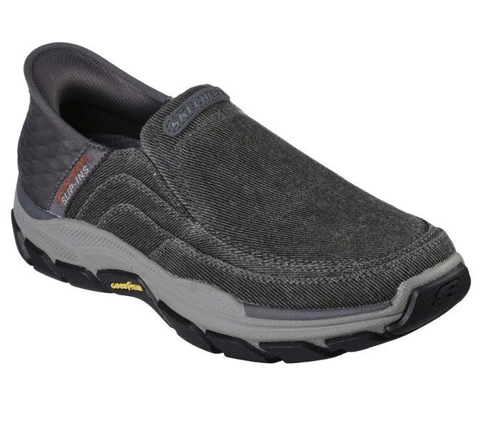 Skechers Slip-Ins 204809WW/CHAR Men's US 11 Charcoal Respected Holmgrem DDK109