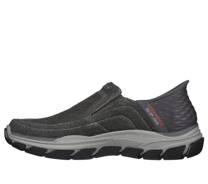Skechers Slip-Ins 204809WW/CHAR Men's US 11 Charcoal Respected Holmgrem DDK109