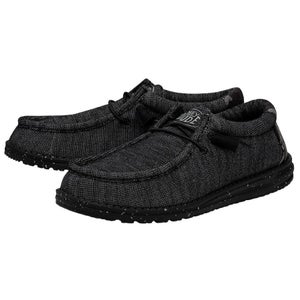 Hey Dude Wally Stretch Poly Men's 8 Midnight Bunker Slip-On Casual Shoes DDK107