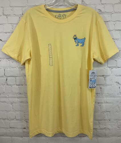 GOAT USA Adult Lacrosse Short Sleeve T-Shirt Yellow M Medium