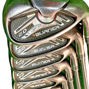 TaylorMade Burner 2.0 Iron Set 6-PW,SW RH SuperFast 65 Senior Graphite 6i 37.5"