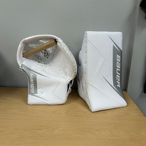 Bauer SV Pro Goalie Glove & Blocker Int. *Glove ships broken in.