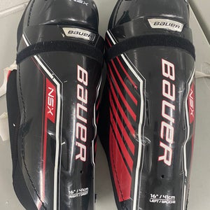 Bauer NSX 16" nearly new shin pads