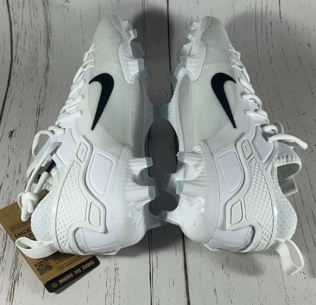 Nike Huarache 9 Elite Low LAX Mens Lacrosse Cleats White  display picture 1
