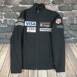 Spyder US Ski Team Women’s Jacket Size Small Soft Shell Full Zip Coat Rare