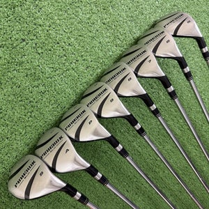 Pinhawk SLH Hybrid Iron Set Single Length 5-PW AW SW Steel Shafts 35.5