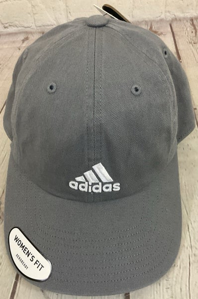 Adidas Womens Fit Saturday Cap Grey One Size Perforated Sweat Band Lining