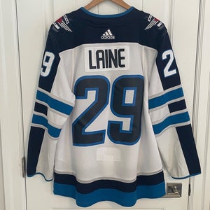 Authentic Adidas Winnipeg Jets Patrik Laine White Jersey Size 50 Medium