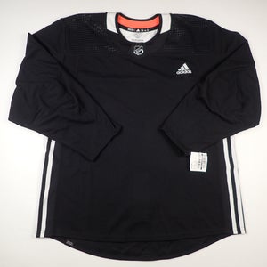 NEW! Adidas MIC Pro Stock Hockey Practice Jersey Blank Black