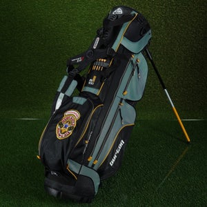 BURTON MONOSHOCK MS100 STAND BAG 5 WAY  GOLF CARRY NEWCASTLE BROWN ALE LOGO
