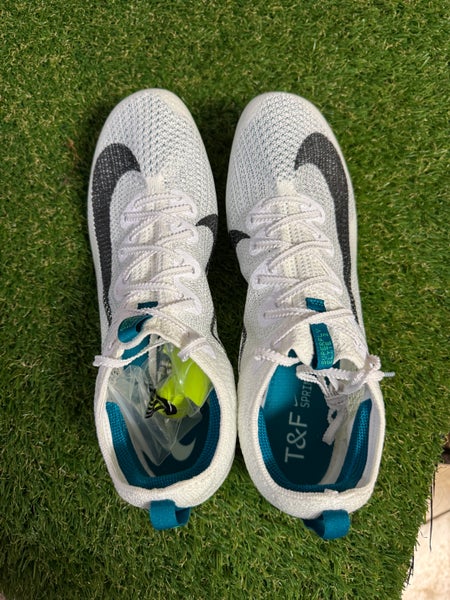 Nike Zoom Superfly Elite 2 Flyknit White Green Spikes FZ9662  display picture 3