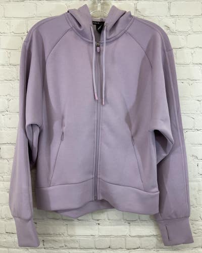 SPYDER ACTIVE Women's Full Zip Hoodie Sweatshirt Light Purple M Medium