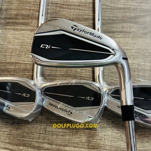 +2" Taylormade Qi Iron Set 5-AW / Dynamic Gold Mid, Stiff Flex (97)