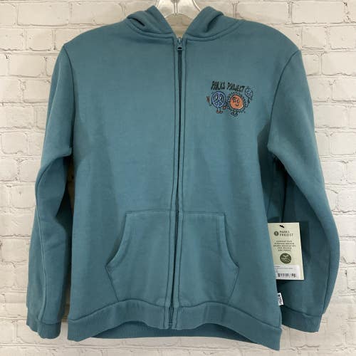 Parks Project PP209001 Youth Full Zip Hoodie Sweatshirt Green XL Extra Large