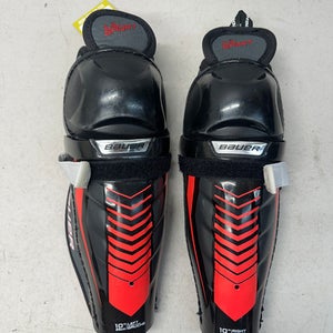 Used Bauer LIL SPORT Youth Shin Guards Black 10" 11835-S000194606