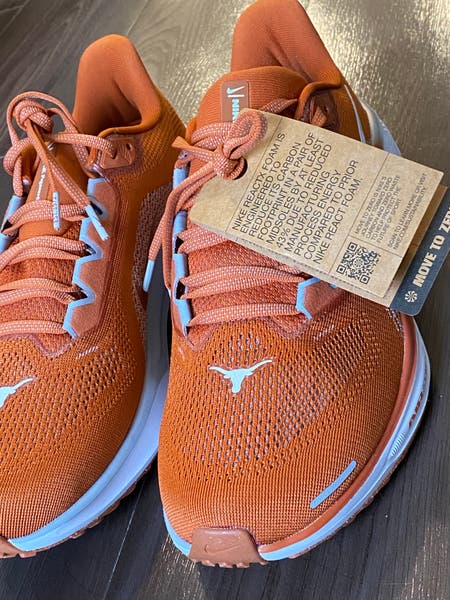 NEW Nike Air Zoom Pegasus 41 Texas Longhorn Running Shoes FZ5145-800 Size 9 Texas Nike Zoom Pegasus 41: How to buy latest Longhorns  main image 4