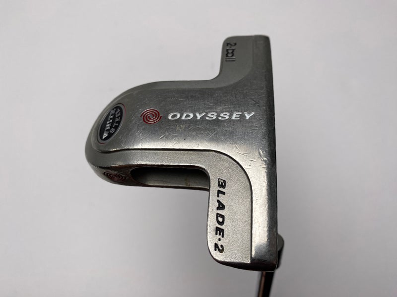 Odyssey White Steel 2-Ball Blade Putter 34" Mens RH