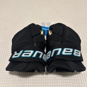 Utah Hockey Club Bauer Vapor Hyperlite Gloves 14" Pro Stock (New)