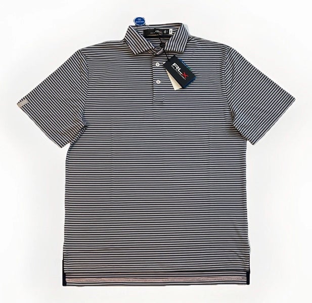 メンズウェア POLO GOLF RALPH LAUREN stripe t-shirt Polo Golf Ralph Lauren Mens Polo Shirt Orange Black Stripe