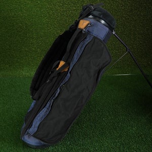 VINTAGE PING KARSTEN STAND BAG 4 WAY DIVIDERS GOLF CARRY BAG HOOFER STYLE MENS