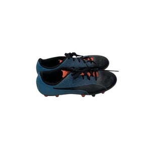 Used Puma Soccer Cleats Black And Royal Blue Junior 04.5 11347-S000247885