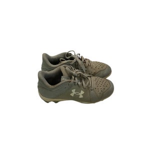 Used Under Armour LEADOFF BB/SB Cleats Grey Junior 04 11347-S000247868