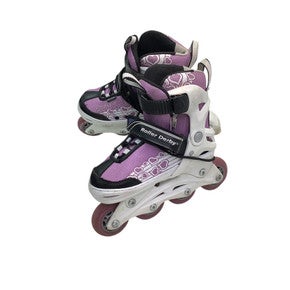 Used RollerDerby STRYDE Senior Rec Fitness Skates Purple Adjustable 11347-S000247834