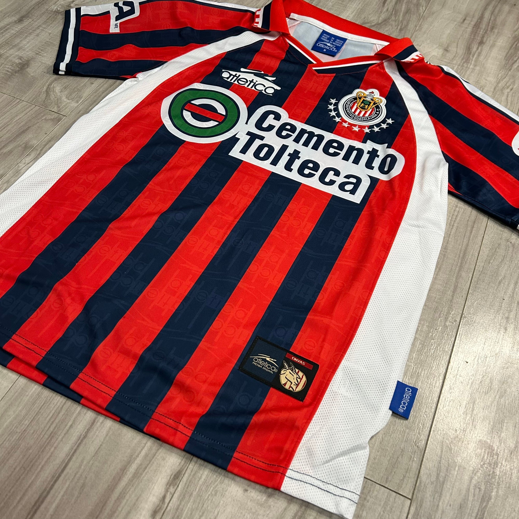 thumbnail image 2 of Chivas Away Retro Jersey 1999-2000 – Tigres UANL Brand, Soccer Collectible 2 of 5