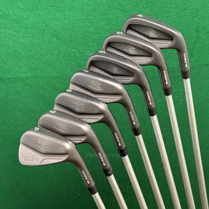 Cobra King Forged CB/MB DBM Black 4-PW Iron Set KBS C-Taper Steel Stiff *Read*