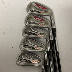Adams (Used) Right Handed Men's Regular Flex Graphite Shaft Iron Set