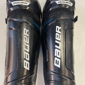 Used Bauer X Senior Shin Guards Black 15" 11860-S000291891