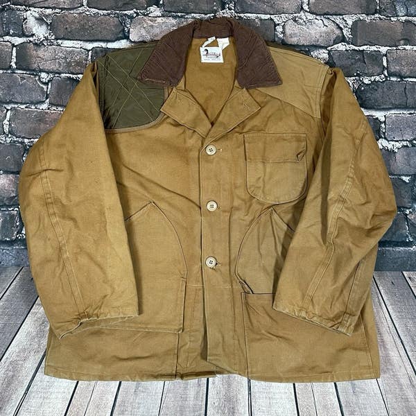 Vintage 60s Canvasback Duck Hunting Field Jacket Outerwear