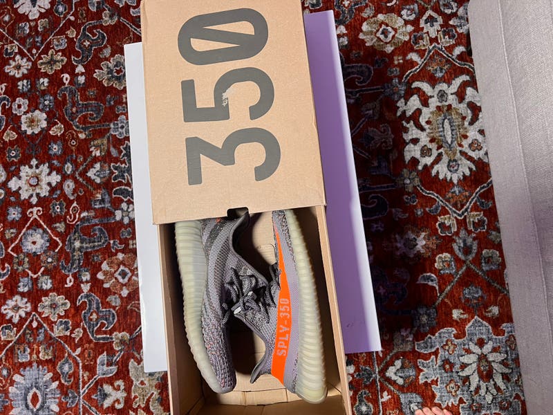 Orange Unisex Youth Size M 9.0 (W 10.0) Adidas Yeezy Boost 350 V2 (New) |  SidelineSwap | Buy and Sell on SidelineSwap