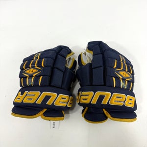 Used Navy/Yellow Bauer Nexus 800 Gloves | 14" | R278