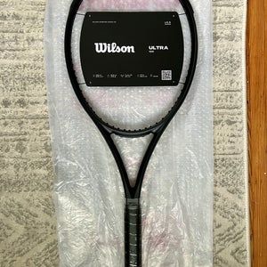 NEW Wilson Ultra 100 v4 - Noir (All-Black Edition) - 4 1/4