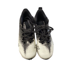 Used Under Armour Jr FB Cleats Black And White Junior 03 11760-S000076464