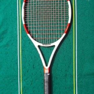 Wilson AmpliFeel Six-One 95 Pro Staff 6.0 332g Racquet 4 1/4 Strung 16x18 EXCL