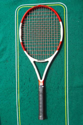 Wilson AmpliFeel Six-One 95 Pro Staff 6.0 332g Racquet 4 1/4 Strung 16x18 EXCL