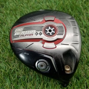 2014 CALLAWAY BIG BERTHA ALPHA 815 DOUBLE BLK DIAMOND DRIVER 9* CLUBHEAD GOOD