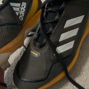 Black Men's Size M 11.0 (W 12.0) Adult Adidas Low Top (Used)