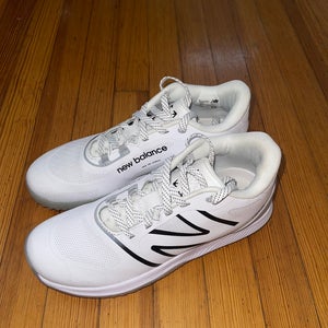 White Unisex Size M 8.0 (W 9.0) Adult New Balance Freeze 4.0 (Used)