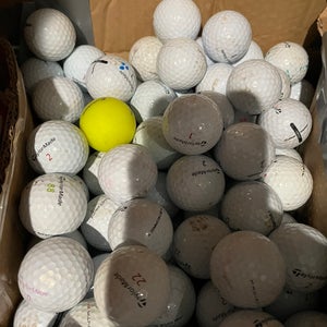 12 Used Taylormade golf balls From Lot