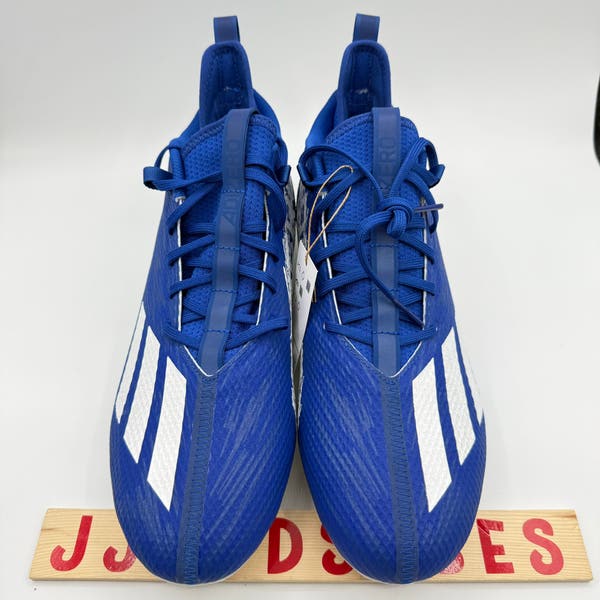 Adidas Adizero Scorch Football Cleats Royal Blue White  display picture 1