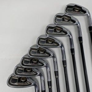 TaylorMade Tour Burner Iron Set 4-PW+SW REAX 65g Senior Graphite Mens RH