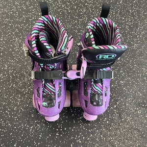 Used RollerDerby FALCON ADJUSTABLE Senior Roller Quad Skates Purple Adjustable 11849-S000028301
