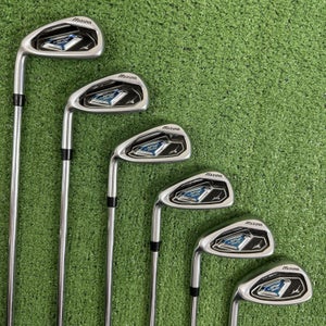 Mizuno JPX 825 Iron Set 6-PW GW Dynalite Gold XP S300 Stiff Flex Left Handed