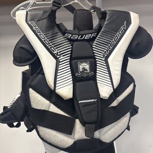 Youth Size S/M Bauer Prodigy Ice Hockey Goalie Arm & Chest Protector.