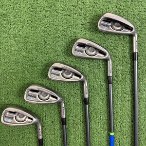READ Ping G Series 2016 Iron Set 6-PW Black Dot Graphite CFS 70 Regular Flex