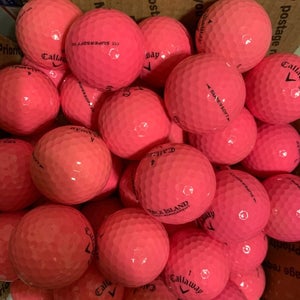50 Near Mint Condition Pink Callaway Supersoft AAAA Used Golf Balls